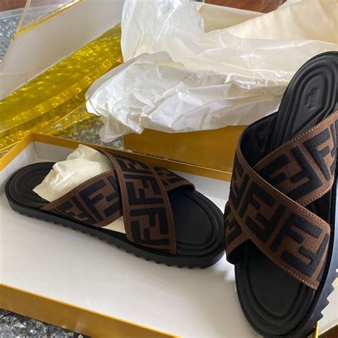 how do fendi slides run|Fendi Shoes .